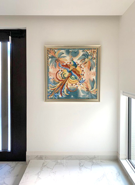 エルメス 額装 インテリア 重た 